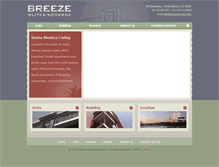 Tablet Screenshot of breezesuites.com